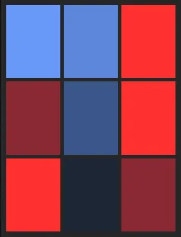 宇佐見真吾（1st）のホット・コールドゾーン画像