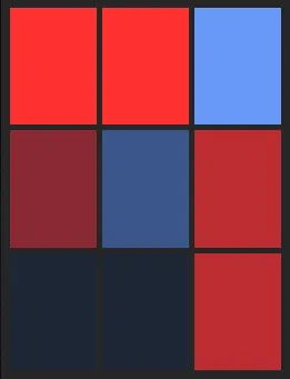 丸山和郁（1st）のホット・コールドゾーン画像