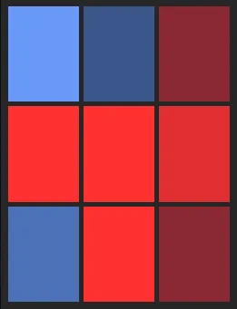 甲斐拓也（1st）のホット・コールドゾーン画像