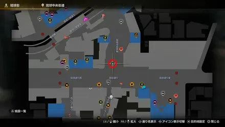 大量看板のマップ