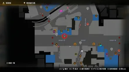 ハイビスカス・アイスクリームのマップ