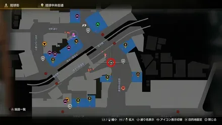 電話ボックスのマップ