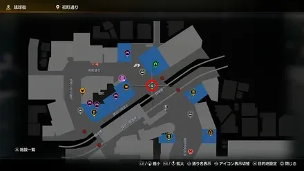 ちゅらばぁのマップ