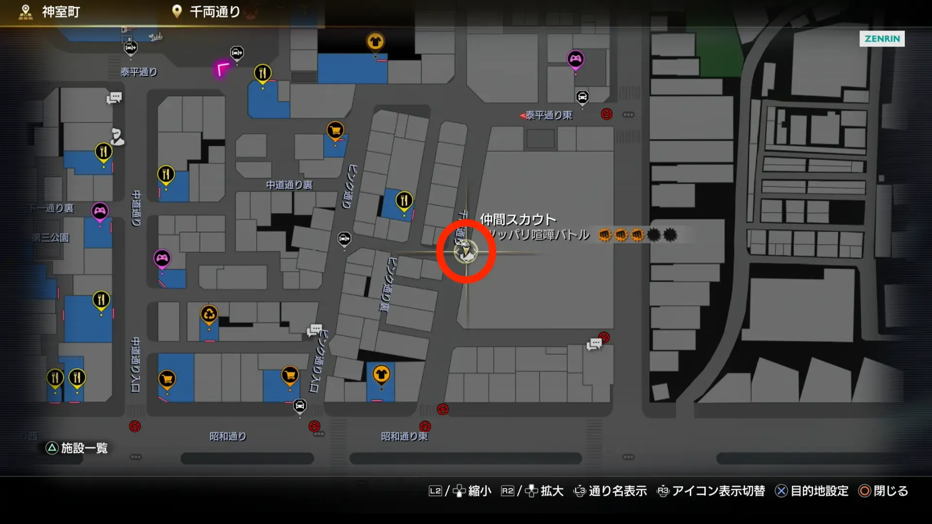 女帝魔美子のマップ