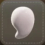 ストラップ：勾玉（ホワイト）画像