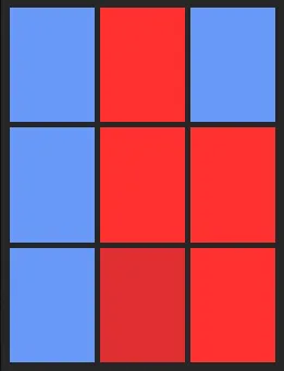 中山礼都（VS）のホット・コールドゾーン画像