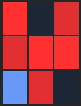 周東佑京（VS）のホット・コールドゾーン画像