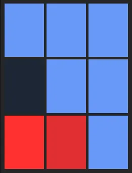 中島大輔（VS）のホット・コールドゾーン画像