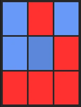 若月健矢（VS）のホット・コールドゾーン画像