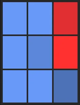 並木秀尊（VS）のホット・コールドゾーン画像