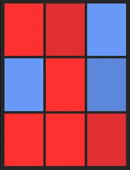 T.ネビン（VS）のホット・コールドゾーン画像