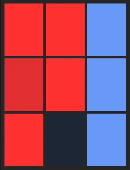 黒川史陽（VS）のホット・コールドゾーン画像