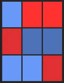 O.ゴンザレス（VS）のホット・コールドゾーン画像