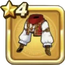 アラビアンな服上・赤画像