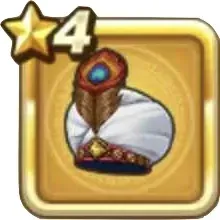 アラビアンターバン・赤画像