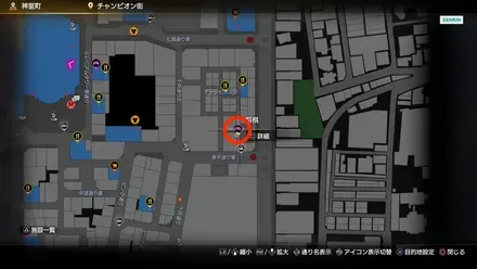 KAMIYAMAのマップ