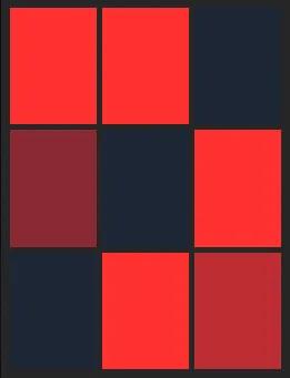 岡林勇希25（SAMURAI）のホット・コールドゾーン画像