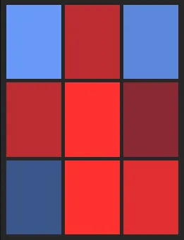 坂本誠志郎25（SAMURAI）のホット・コールドゾーン画像