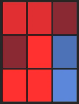 西川史礁25（SAMURAI）のホット・コールドゾーン画像