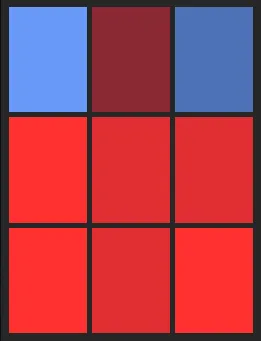 岸田行倫25（SAMURAI）のホット・コールドゾーン画像