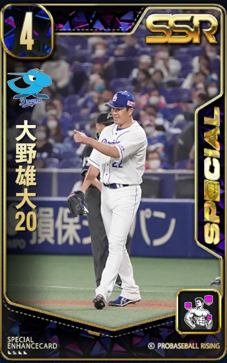 大野雄大20・1の画像