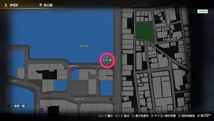 神室町のカジノの場所1