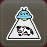 シール：牛画像