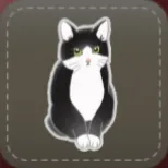 シール：猫
