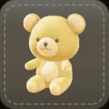 ストラップ：くまみー（黄）