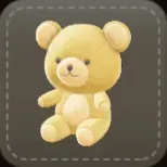 ストラップ：くまみー（黄）画像