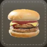 ストラップ：ハンバーガー画像