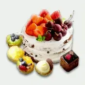 ドラゴンケーキセット画像