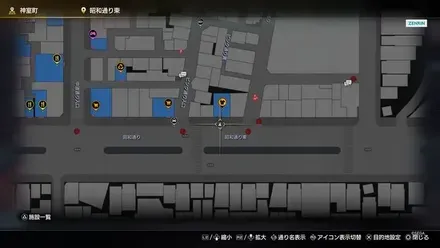 ル・マルシェのマップ