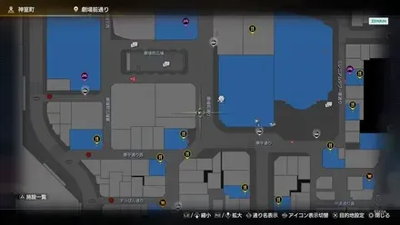 映画看板のマップ