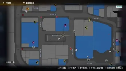 喜・怒・悲のマップ