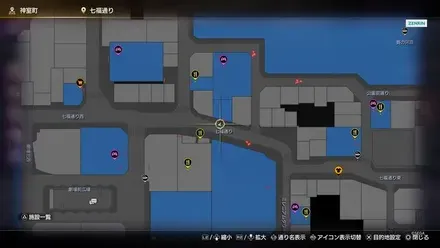 メンズエンターテインメントラックスのマップ