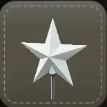 アンテナ：スター（ホワイト）画像