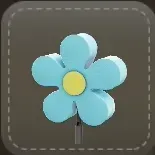 アンテナ：フラワー（スカイブルー）画像