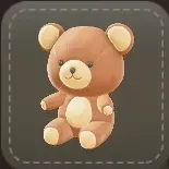 ストラップ：くまみー（茶）画像