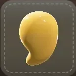 ストラップ：勾玉（イエロー）画像