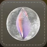 ストラップ：クリスタルボール（レッド）画像