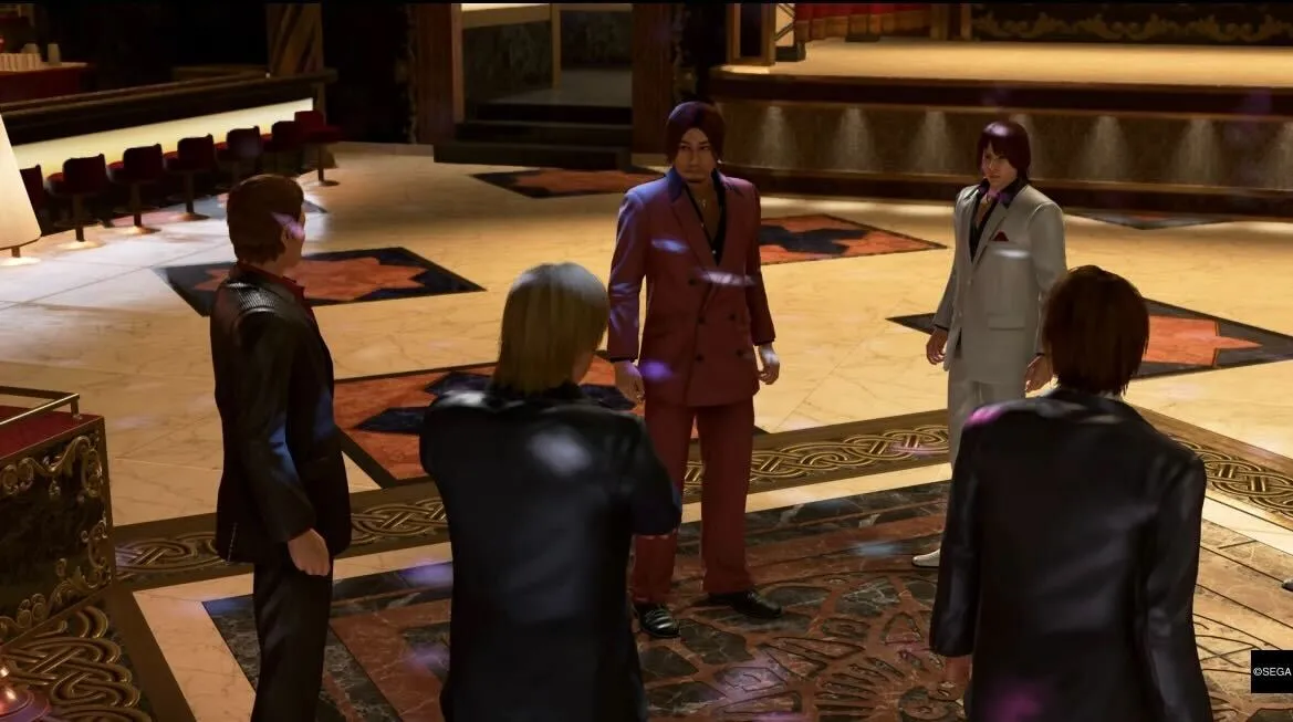 中央にいるホストと会話