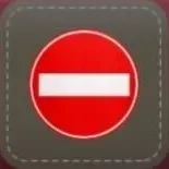 シール：標識（車両進入禁止）画像