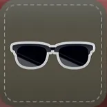 シール：サングラス