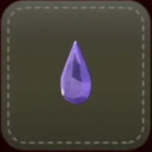 立体シール：しずく（パープル）画像