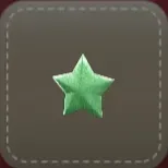 立体シール：スター（グリーン）画像