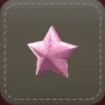 立体シール：スター（ピンク）画像