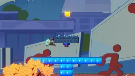 学院体育館ゴール右初