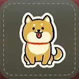 シール：柴犬画像