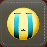 シール：泣き顔画像